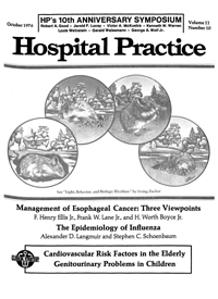 Cover image for Hospital Practice, Volume 11, Issue 10, 1976