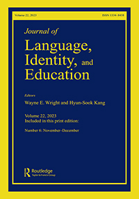 Cover image for Journal of Language, Identity & Education, Volume 22, Issue 6, 2023