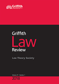 Cover image for Griffith Law Review, Volume 27, Issue 1, 2018