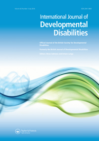 Cover image for International Journal of Developmental Disabilities, Volume 62, Issue 3, 2016