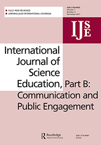 Cover image for International Journal of Science Education, Part B, Volume 7, Issue 4, 2017