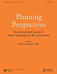 Cover image for Planning Perspectives, Volume 33, Issue 3, 2018