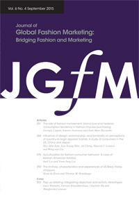 Cover image for Journal of Global Fashion Marketing, Volume 6, Issue 4, 2015