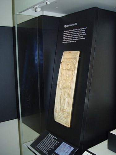 Figure 8. New display of the Byzantine ivory panel.