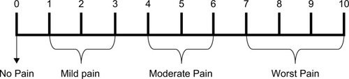 Figure 1 Postoperative pain scale.