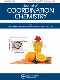 Cover image for Journal of Coordination Chemistry, Volume 71, Issue 19, 2018