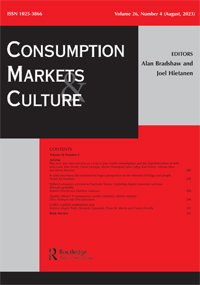 Cover image for Consumption Markets & Culture, Volume 26, Issue 4, 2023