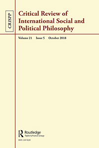Cover image for Critical Review of International Social and Political Philosophy, Volume 21, Issue 5, 2018