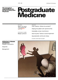 Cover image for Postgraduate Medicine, Volume 73, Issue 4, 1983