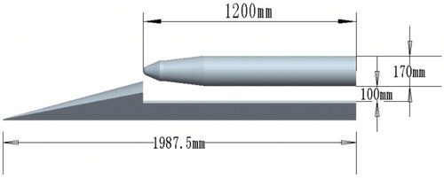 Figure 6. Computational model of the submunition.