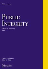 Cover image for Public Integrity, Volume 20, Issue 5, 2018
