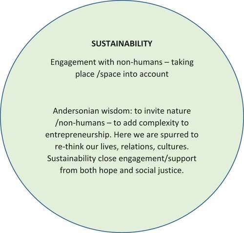 Figure 1. Transforming enterprise education through sustainability.