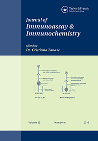 Cover image for Journal of Immunoassay and Immunochemistry, Volume 39, Issue 6, 2018