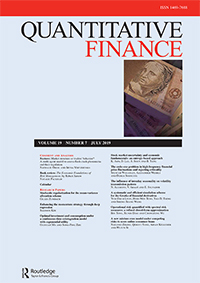 Cover image for Quantitative Finance, Volume 19, Issue 7, 2019