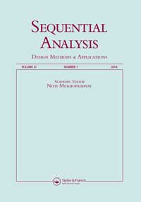 Cover image for Sequential Analysis, Volume 37, Issue 1, 2018