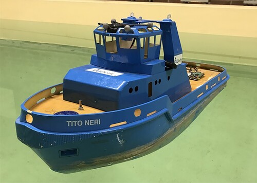 Figure 2. ‘Tito Neri’ model scale tugboat.