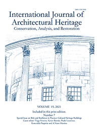 Cover image for International Journal of Architectural Heritage, Volume 15, Issue 7, 2021