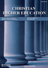 Cover image for Christian Higher Education, Volume 23, Issue 3, 2024