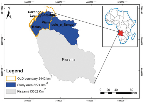 Figure 1. Geographic location of the study area.