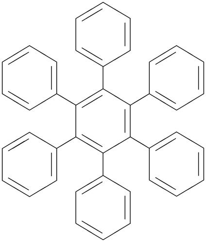 Figure 1. Molecular structure of hexaphenylbenzene L1.