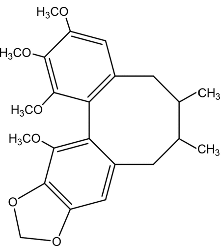 Figure 1. Chemical structure of schisandrin B