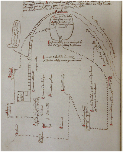 Figure 10. Map of Cairo and surroundings, reproduced by kind permission of the Staatliche Bibliothek Neuburg an der Donau, Sign: 04/Hs. INR 10 (Eigentümer: Studienseminar Neuburg an der Donau), p. 104.