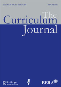 Cover image for The Curriculum Journal, Volume 30, Issue 1, 2019