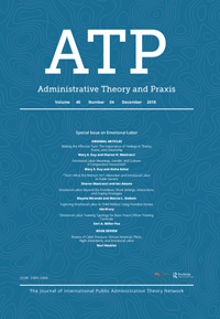 Cover image for Administrative Theory & Praxis, Volume 40, Issue 4, 2018