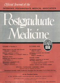 Cover image for Postgraduate Medicine, Volume 4, Issue 4, 1948
