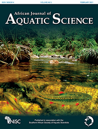 Cover image for African Journal of Aquatic Science, Volume 46, Issue 1, 2021