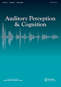 Cover image for Auditory Perception & Cognition, Volume 7, Issue 1, 2024