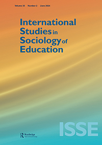 Cover image for International Studies in Sociology of Education, Volume 33, Issue 2, 2024