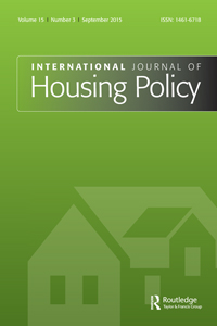 Cover image for International Journal of Housing Policy, Volume 15, Issue 3, 2015