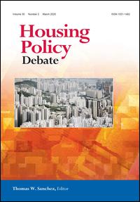 Cover image for Housing Policy Debate, Volume 30, Issue 2, 2020