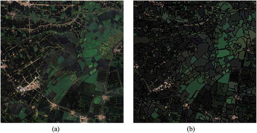 Figure 7. Segmentation result of s3. (a) is the original image and (b) is the result generated by SETH.