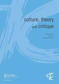 Cover image for Culture, Theory and Critique, Volume 61, Issue 4, 2020