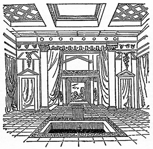 Figure 7. Impluvium in an Ancient Roman Residence.