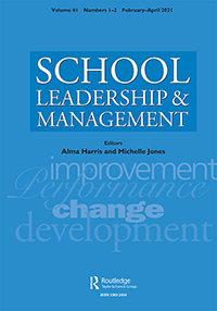 Cover image for School Leadership & Management, Volume 41, Issue 1-2, 2021