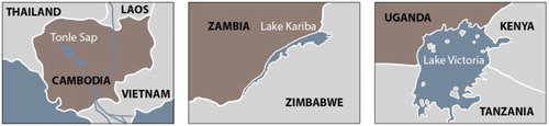 Figure 1. The three ecoregions targeted in the project.