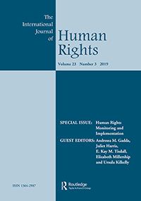Cover image for The International Journal of Human Rights, Volume 23, Issue 3, 2019