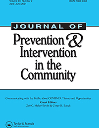 Cover image for Journal of Prevention & Intervention in the Community, Volume 49, Issue 2, 2021