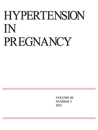 Cover image for Hypertension in Pregnancy, Volume 40, Issue 3, 2021