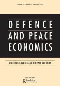 Cover image for Defence and Peace Economics, Volume 27, Issue 1, 2016