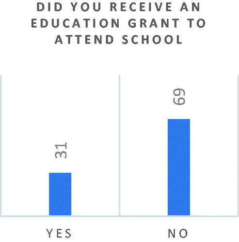 Figure 3. Education grant.