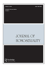 Cover image for Journal of Homosexuality, Volume 70, Issue 2, 2023