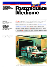 Cover image for Postgraduate Medicine, Volume 82, Issue 5, 1987
