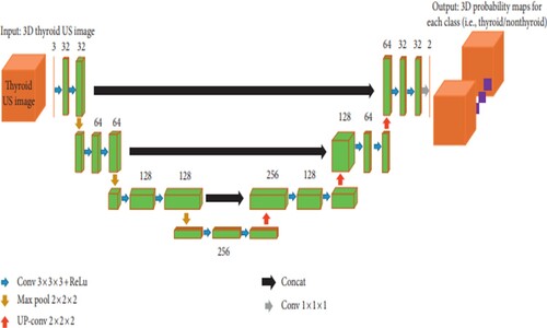 Figure 4. Framework of 3D U-net CNN architecture.