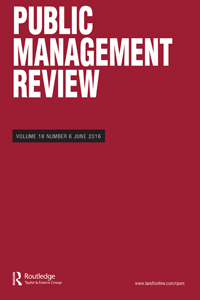 Cover image for Public Management Review, Volume 18, Issue 6, 2016