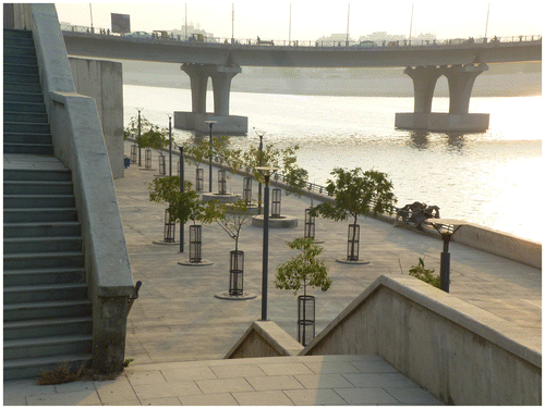 Figure 3. The Sabarmati Riverfront, Ahmedabad.