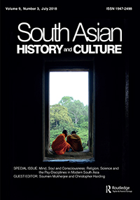 Cover image for South Asian History and Culture, Volume 9, Issue 3, 2018